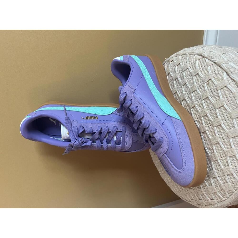 Puma Women's Sneakers in Purple and Turquoise
